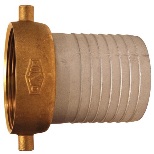King™ Short Shank Suction Female Coupling NPSM Aluminum with Brass nut